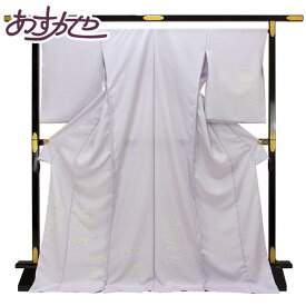 着物 京の染匠 菱健謹製 桐壺 付下げ ブランド 丹後ちりめん 手染め 色紙模様 仮絵羽 あすかや [商品番号hm2113]