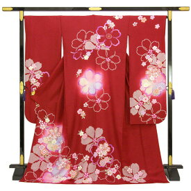【お仕立て上がり】着物 振袖 桜ぼかし Lサイズ あすかや [商品番号pt3618]