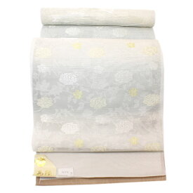 【楽天スーパーセール★ポイント5倍★12/4 20:00〜12/11 01:59 】着物 帯　夏 単衣 （株）志都香謹製 礼装 紗金 唐織 九寸名古屋帯 あすかや [商品番号s9nobi127]