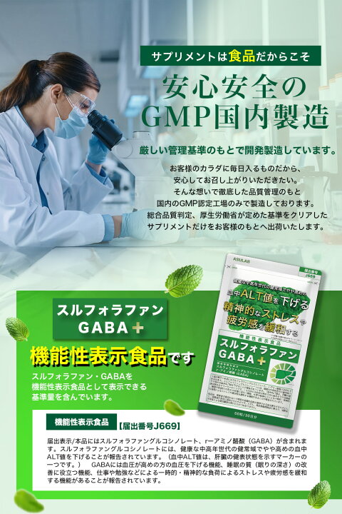 楽天市場】【レビュー特典次回500円オフクーポン】スルフォラファン + 