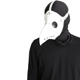 ハロウィン ペストマスク コスプレ 仮装 衣装 メンズ カラスマスク 目出しセット マント無しブラック[Unick]