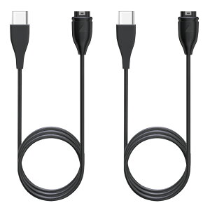�y19��20���`�ő�20��OFF�N�[�|���z�yRunbit�z�K�[�~�� Garmin�Ή� �[�d�P�[�u�� Type-c Type-A Forerunner 965 165 265 570 �Ή� �X�g���[�g L�� 2�{�Z�b�g