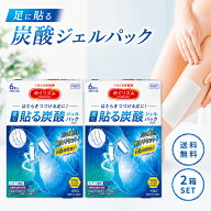 花王 めぐりズム 貼る炭酸ジェルパック 6枚入（2枚入×3袋） 2箱セット ラベンダーミント メントール 炭…
