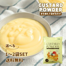 正栄食品 カスタードパウダー 500g 選べる1〜2袋 セット カスタード パウダー 粉末 カスタードクリーム 素 お菓子 おやつ 製菓 材料 卵 不使用 非加熱 業務用 大容量 ミックス粉 常温保存 国内 製造