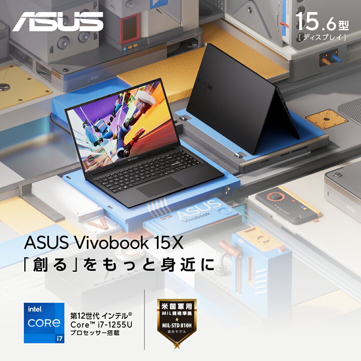 楽天市場】ノートパソコン ASUS Vivobook 15X K3504ZA 15.6型 フルHD 