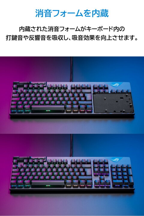 楽天市場】ゲーミング キーボード ASUS ROG Strix Flare II メカニカル 
