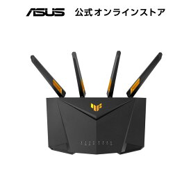 ASUS WiFi TUF-AX4200 無線 ルーター 最新規格WiFi6 3603+574Mbps v6プラス対応デュアルバンドゲーミング。 2.5G WANポート 2.0GHzクアッドコアCPU メッシュ/セキュリティ機能付 3階建4LDK