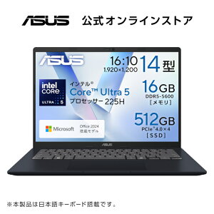 m[gp\R Core Ultra 5 vZbT[ 225H  16GB SSD 512GB 14^ WebJ F Windows11 {L[{[h Type-C Power DeliveryΉ Microsoft Officet PC Game Pass(3p) ASUS Vivobook 14 X1407CA-U