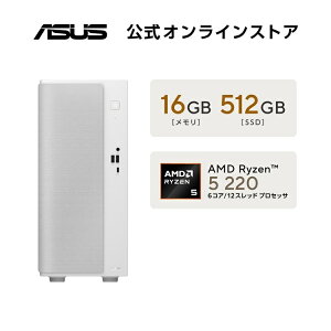 ASUS V500 Mini Tower(VM501MH)/�z���C�g/AMD Ryzen 5 220 6 �R�A/12 �X���b�h/16GB DDR5-5600/AMD Radeon �O���t�B�b�N�X/512GB SSD/