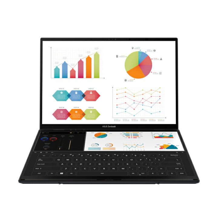 楽天市場】2in1 ノートパソコン ASUS Zenbook Duo OLED インテル Core  