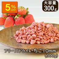 【人気商品5％OFF】【ランキング1位】アスザックフーズ お徳用大袋 フリーズドライいちご 10mm 300g フリ…