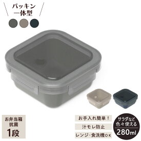 弁当箱 お弁当箱 ランチボックス 男子 高校生 中学生 大人 おかず入れ レンジ対応 冷蔵 食洗器対応 汁モレ防止 お手入れ簡単 入園入学 新生活 2025新色 スクエア 汁モレしない 抗菌加工 洗いやすい サラダ フルーツ おにぎり【 アスベル ランタス ASVEL LUNTUS WTL-280 】