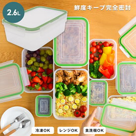 保存容器 密封 抗菌 冷凍 冷蔵 保存 耐熱 レンジ対応 食洗器対応 お手入れ簡単 ラク家事 時短 弁当箱 新生活 【 アスベル ユニックス タイトロック ASVEL UNIX WLO-60Ag 2.6L 】