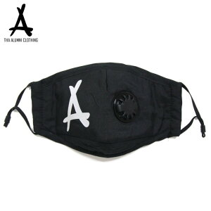 【在庫処分30%OFF】アルムナイ クロージング THA ALUMNI CLOTHING マスク ブラックマスク 布マスク フィルター付き アラムナイ メンズ レディース ブランド 大きめ 大きいサイズ FILTER LOGO A MASK ブラ