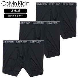【楽天スーパーSALE日替り超目玉6/4(木)20:00〜】【28%OFF】カルバンクライン ボクサーパンツ 3枚組 CALVIN KLEIN ロングボクサー 下着 メンズ ブランド 大きいサイズ おしゃれ おすすめ 人気 黒 ブラック プレゼント 誕生日 彼氏 父の日 ギフト ck090 S M L XL