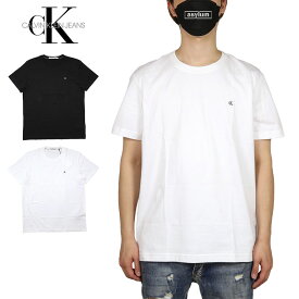 【MAX80％OFF♪大決算SALE 更に10％OFFクーポン配布中】カルバンクライン ジーンズ Tシャツ CALVIN KLEIN JEANS 半袖Tシャツ トップス CKジーンズ メンズ レディース ブランド 大きいサイズ おしゃれ おすすめ 人気 黒 白 綿100% ckj036 M L XL XXL