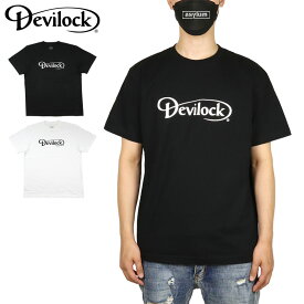 デビロック Tシャツ DEVILOCK 半袖Tシャツ トップス メンズ レディース ブランド 大きいサイズ おしゃれ おすすめ 人気 黒 綿100% 黒 白 ストリート devilock004 M L XL XXL