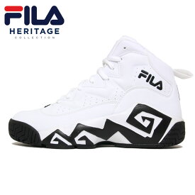 フィラ FILA スニーカー バッシュ バスケット シューズ メンズ レディース ブランド MB FHE102 WHITE ホワイト 26.5cm 27cm 27.5cm 28cm