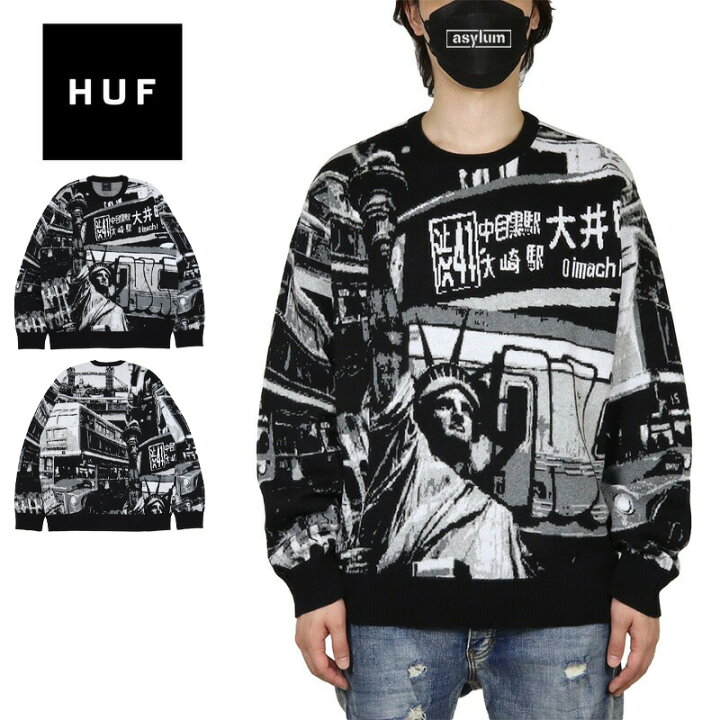 楽天市場】HUF ニット ハフ セーター メンズ レディース ブランド 