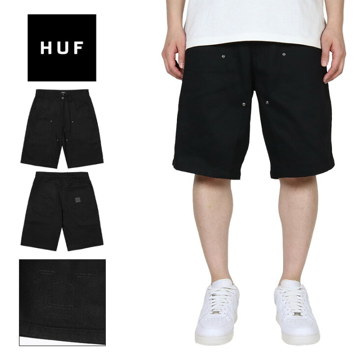 楽天市場】HUF ショートパンツ ハフ ハーフパンツ ダブルニー ショーツ 
