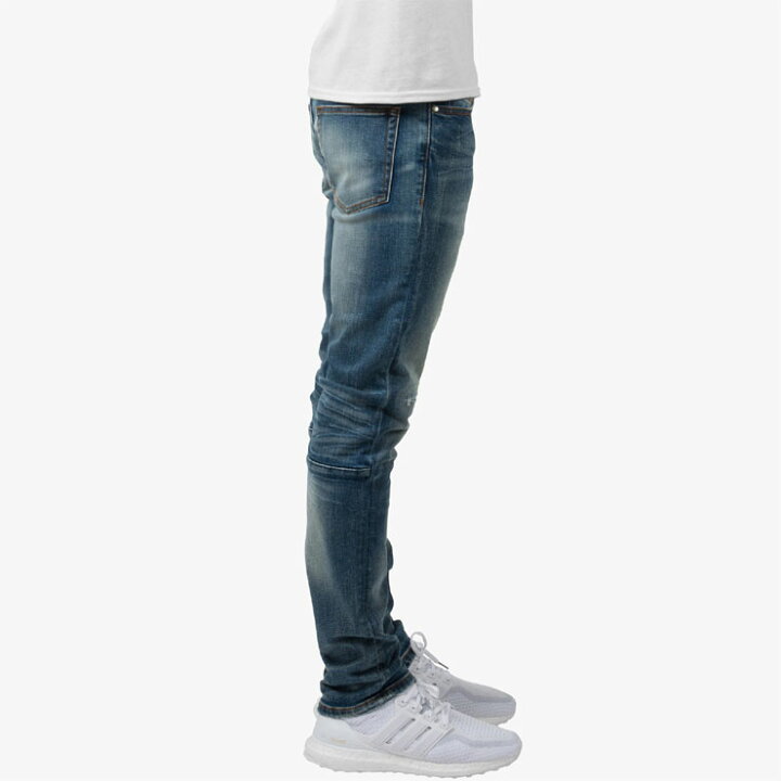 楽天市場】【在庫処分20%OFF】mnml ミニマル M12 STRETCH DENIM BLUE 