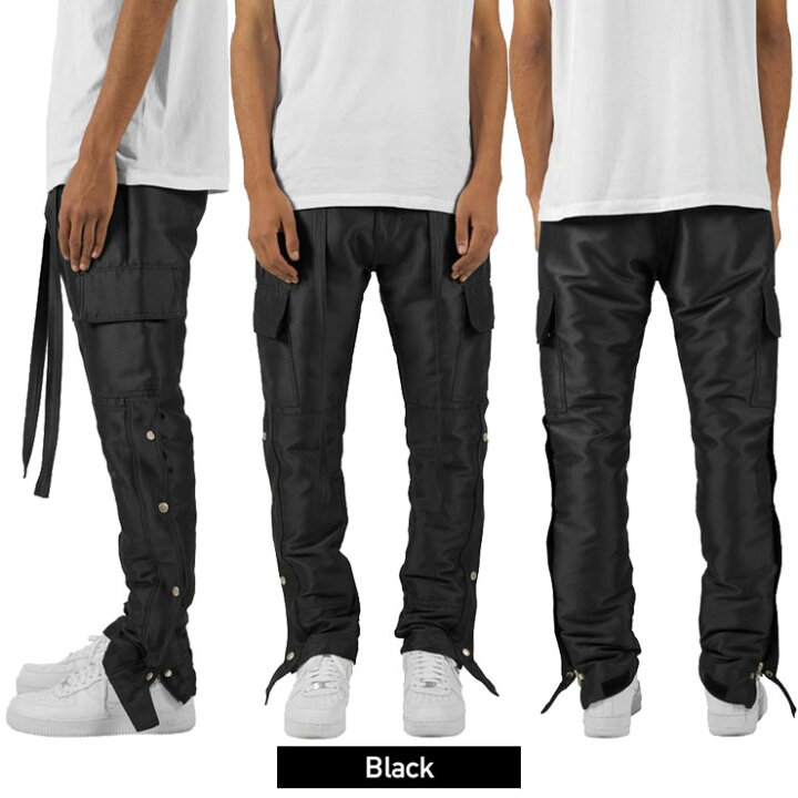楽天市場 Mnml ミニマル カーゴパンツ メンズ パンツ ボトムス 裾ジップ 大きいサイズ かっこいいい おしゃれ Snap Zipper Cargo Pants オリーブ ブラック 28 29 30 32 34 36 38 ストリート系b系通販 Asylum
