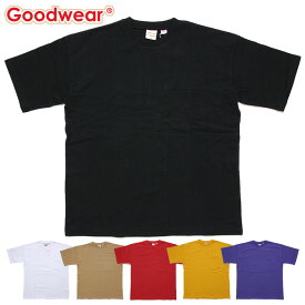 グッドウェア Tシャツ ポケットTシャツ ドロップショルダー GOODWEAR S/S BIG TEE メンズ レディース USコットン ストリート系ファッション ポケットTEE 2W7-3505