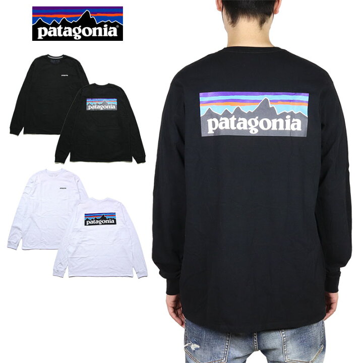 楽天市場 パタゴニア ロンt Patagonia Tシャツ 長袖tシャツ メンズ レディース 大きいサイズ おしゃれ おすすめ 人気 M S Long Sleeved P 6 Logo Responsibili Tee ブラック S M L Xl Xxl ストリート系b系通販 Asylum