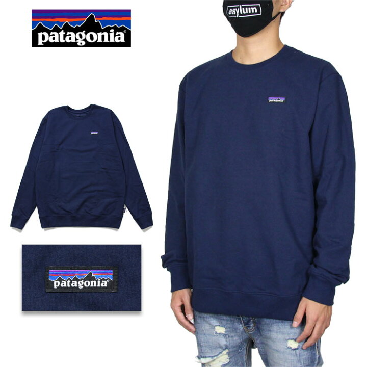 楽天市場 大感謝祭max3 000円offクーポン配布中 パタゴニア トレーナー Patagonia スウェット メンズ レディース アウトドア ブランド 大きいサイズ おしゃれ おすすめ P 6 Label Uprisal Crew Sweatshirt ネイビー S M L Xl Xxl ストリート系b系通販 Asylum