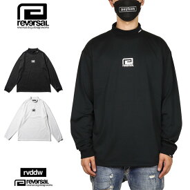 【MAX80％OFF♪大決算SALE 更に15％OFFクーポン配布中】リバーサル ロンT reversal rvddw Tシャツ 長袖Tシャツ メンズ レディース ブランド 大きいサイズ おしゃれ おすすめ 人気 黒 白 格闘技 ビッグシルエット reversal456 ブラック ホワイト M L XL XXL