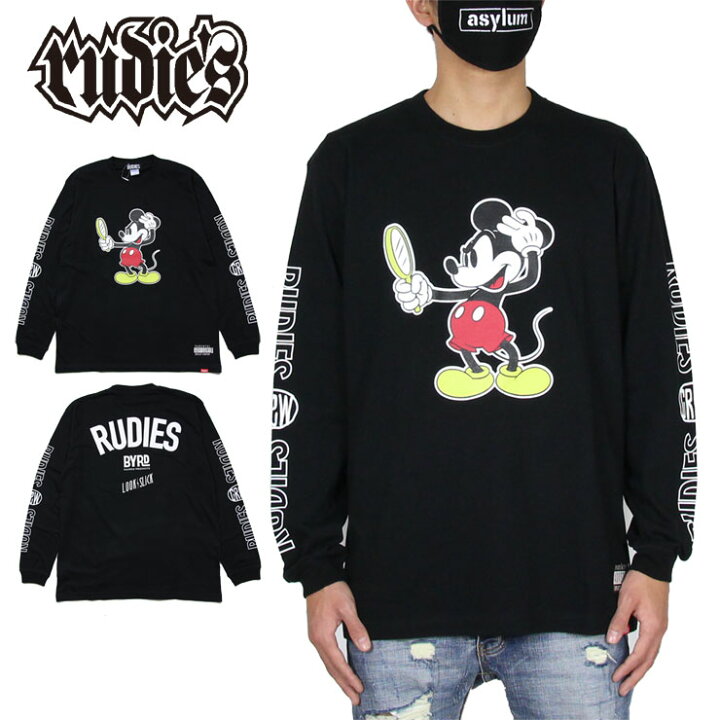 楽天市場 ルーディーズ ロンt Rudies Tシャツ 長袖tシャツ ミッキーマウス メンズ レディース ブランド 大きいサイズ おしゃれ おすすめ Rudie S X Byrd Look Slick Ls T Mickey Mouse ブラック M L Xl Xxl ストリート系b系通販 Asylum 楽天市場 ルーディーズ ロンt Rudies Tシャツ 長袖tシャツ ミッキーマウス メンズ レディース ブランド 大きいサイズ おしゃれ おすすめ Rudie S X Byrd Look Slick Ls T Mickey Mouse ブラック M L Xl Xxl ストリート系b系通販 Asylum