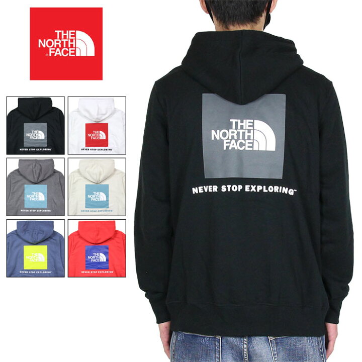 楽天市場 お買い物マラソン 最大10 Offクーポン配布中 ノースフェイス パーカー The North Face プルオーバーパーカー フーディー メンズ レディース アウトドア ブランド 大きいサイズ おしゃれ おすすめ バックプリント ボックスロゴ ブラック ホワイト グレー