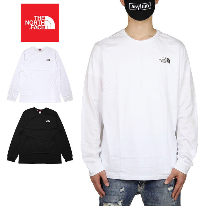 楽天市場 ノースフェイス ロンt The North Face Tシャツ 長袖tシャツ メンズ レディース アウトドア ブランド ロゴ 大きいサイズ 綿100 おしゃれ おすすめ 人気 Nf0a3l3b 黒 白 S M L Xl Xxl ストリート系b系通販 Asylum