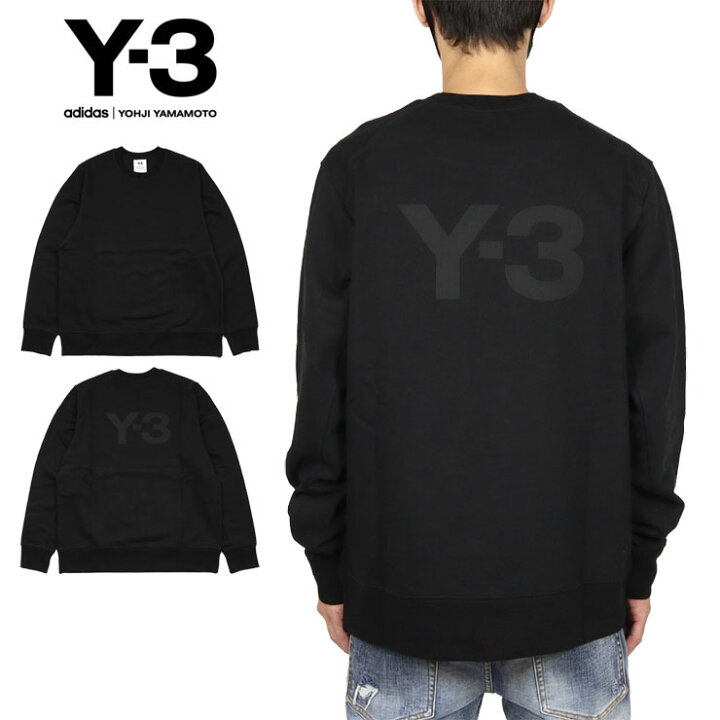 楽天市場 Y 3 トレーナー ワイスリー アディダス Adidas スウェット メンズ レディース ブランド 大きいサイズ 人気 おしゃれ おすすめ ヨウジヤマモト 黒 Classic Back Logo Crew Sweatshirt Fn3371 M L Xl ストリート系b系通販 Asylum