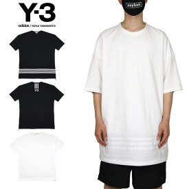 Y-3 Tシャツ ワイスリー 半袖Tシャツ アディダス メンズ レディース ブランド 大きいサイズ スポーツ 綿100% コットン yoji yamamoto 白 黒 おしゃれ おすすめ HG6090 ブラック ホワイト S M L XL
