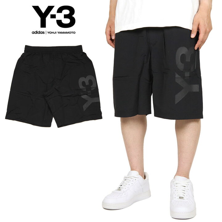 楽天市場 Y 3 パンツ ワイスリー Y3 水着 スイムウェア ショートパンツ ハーフパンツ ショーツ メンズ ブランド 大きいサイズ おしゃれ おすすめ 人気 黒 Hg8615 ブラック M L Xl ストリート系b系通販 Asylum