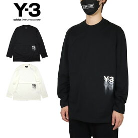 Y-3 ロンT ワイスリー Tシャツ 長袖Tシャツ トップス メンズ レディース ブランド 大きいサイズ Y3 ADIDAS アディダス ヨウジヤマモト おしゃれ おすすめ 人気 黒 白 y3107 ブラック ホワイト S M L