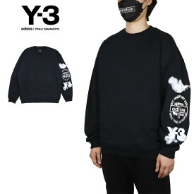 【10%OFF】【MAX90%OFF 楽天スーパーSALE!!更に限定クーポン配布中】Y-3 トレーナー ワイスリー スウェット トップス Y3 アディダス メンズ レディース ブランド 大きいサイズ おしゃれ おすすめ 綿100% yoji yamamoto 人気 黒 y3129 ブラックM L XL