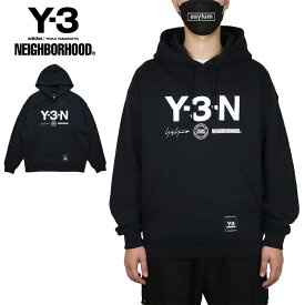 Y-3 パーカー ワイスリー NEIGHBORHOOD ネイバーフッド コラボ プルオーバーパーカー フーディー メンズ レディース ブランド 大きいサイズ おしゃれ おすすめ 人気 黒 y3139 ブラック M L XL