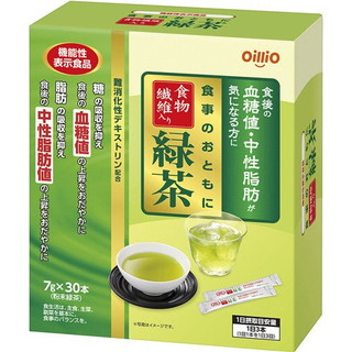 日清オイリオ 日本正規代理店品 機能性表示食品 人気海外一番 食事のおともに食物繊維入緑茶 7g×30包入 配送区分:A