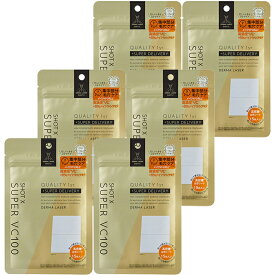 クオリティファースト　ダーマレーザー　ショットX　スーパーVC100シート　15枚入×6個セット［ネコポス配送1］