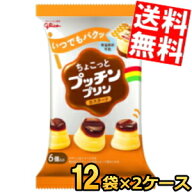 【送料無料】 グリコ ちょこっとプッチンプリン カスタード 120g(20g×6個入)×24袋(12袋×2セット) プッ…