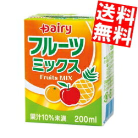 【送料無料】南日本酪農協同(株)デーリィ フルーツミックス200ml紙パック 24本入【常温保存可能】※北海道800円・東北400円の別途送料加算