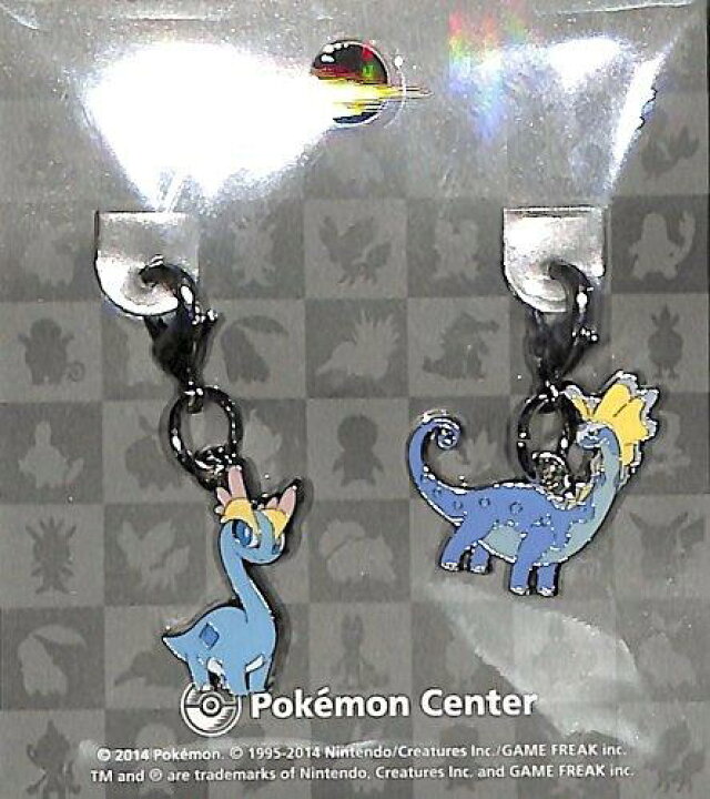 楽天市場 ポケモンセンターオリジナル 全国ずかんメタルチャーム698 699 アマルス アマルルガ エーティーフィールド