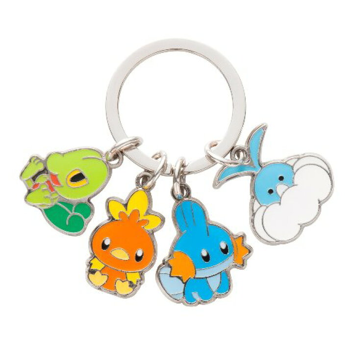 楽天市場】ポケモンセンターオリジナル 4連キーホルダー キモリドール 