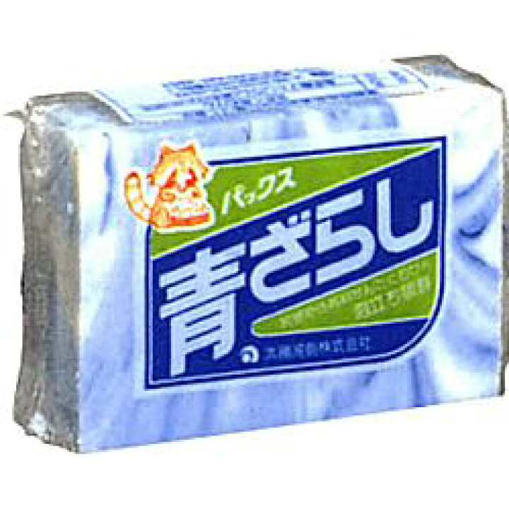 楽天市場】太陽油脂 パックス 青ざらし 180g 植物性の高級洗濯用石けん 