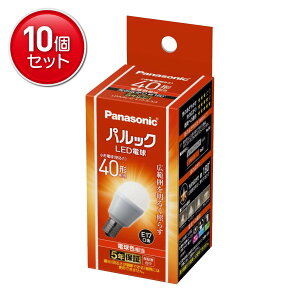 �y�ň�����I�܂Ƃߔ���×10�_�Z�b�g�z�p�i�\�j�b�N LDA4LGE17SK4 �p���b�N LED�d�� 40�` ���`�d���^�C�v E17���� �L�z���x�[�V�b�N