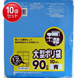 【最安挑戦！まとめ買い×10点セット】H 91 90L 青 10枚 コンパクトタイプ 　 ★まとめ買い特価! ( 4902393394918 )