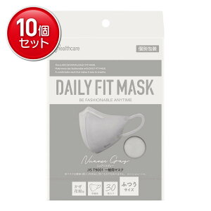 yňI܂Ƃߔ×10_ZbgzACXI[} DAILY FIT MASK fC[tBbg}XN  ӂTCY 30 jAXO[ RK-F30SXH ʕ