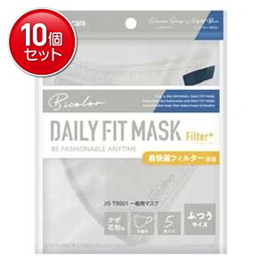 yňI܂Ƃߔ×10_ZbgzACXI[} DAILY FIT MASK tB^[vX  ӂTCY jAXO[×iCgu[ RN-H5SUG 5